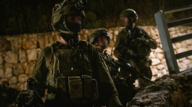 פעילות כוחות צוות הקרב החטיבתי 7 במרחב נחל הסלוקי (צילום: דובר צה"ל)