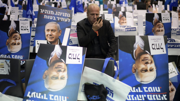 שלטים של הליכוד ב-2020 (צילום: גילי יערי, פלאש 90)
