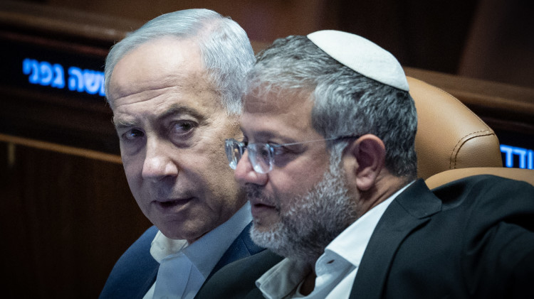 איתמר בן גביר ובנימין נתניהו (צילום: יונתן זינדל פלאש 90)