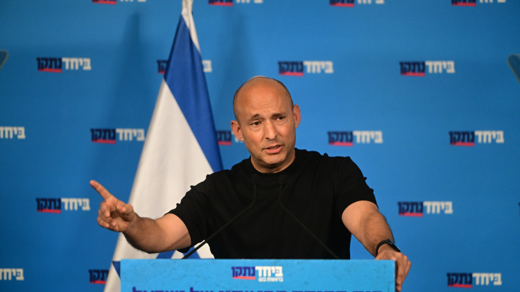 נפתלי בנט, כנס תפיסת הביטחון של ישראל (צילום: אבשלום ששוני)