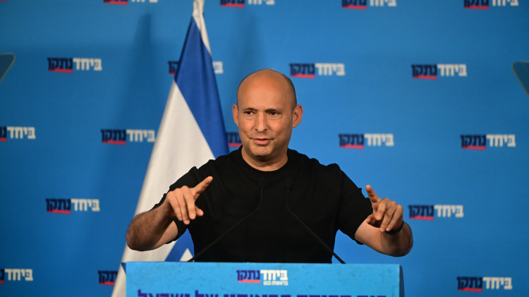 נפתלי בנט, כנס תפיסת הביטחון של ישראל (צילום: אבשלום ששוני)