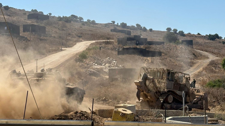 התרגיל ב"מתקן לבנון" (צילום: אבי אשכנזי)