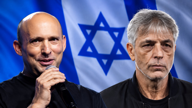 נפתלי בנט ואלי אוחנה (צילום: מרים אלסטר פלאש 90,אורן בן חקון פלאש 90,בינה מלאכותית)