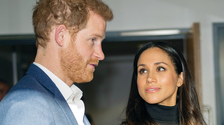 הנסיך הארי ומייגן מרקל (צילום: AFP)