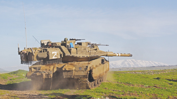 טנק מרכבה (צילום: עופר צידון, פלאש 90)