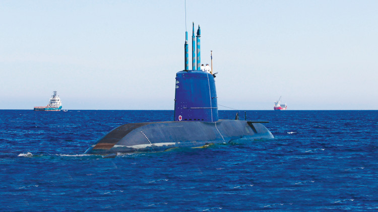 צוללת חיל הים דולפין  (צילום: רויטרס)