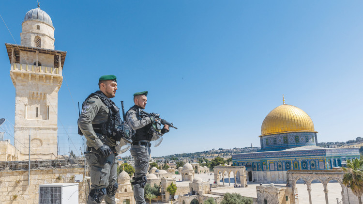 שוטרים בירושלים (צילום: יוסי אלוני)