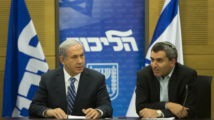 זאב אלקין בנימין נתניהו (צילום: יונתן זינדל, פלאש 90)