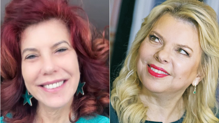 שרה נתניהו וג'ודי ניר מוזס שלום (צילום: יונתן זינדל)