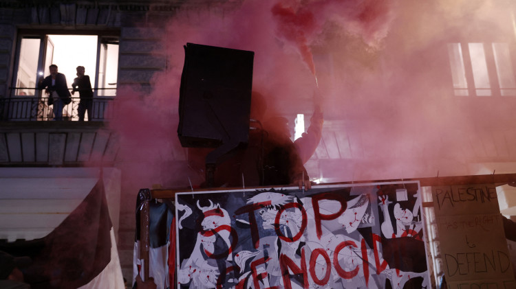 הפגנה פרו-פלסטינית באירופה, ארכיון (צילום: רויטרס)