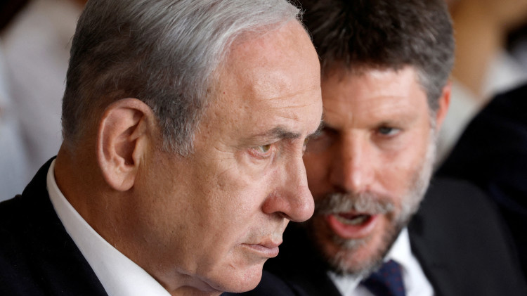 בנימין נתניהו, בצלאל סמוטריץ' (צילום: REUTERS/Amir Cohen)