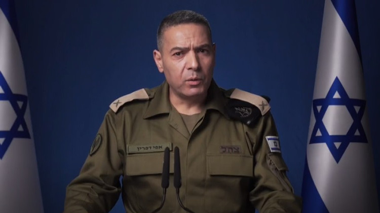 דובר צה"ל אפי דפרין  (צילום: צילום מסך)