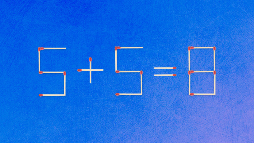 האם תצליחו לפתור את המשוואה באמצעות הזזת גפרור אחד בלבד? (צילום: מערכת מעריב)