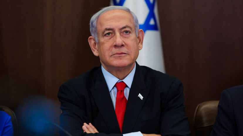 בנימין נתניהו (צילום: ABIR SULTAN/POOL/AFP via Getty Images)