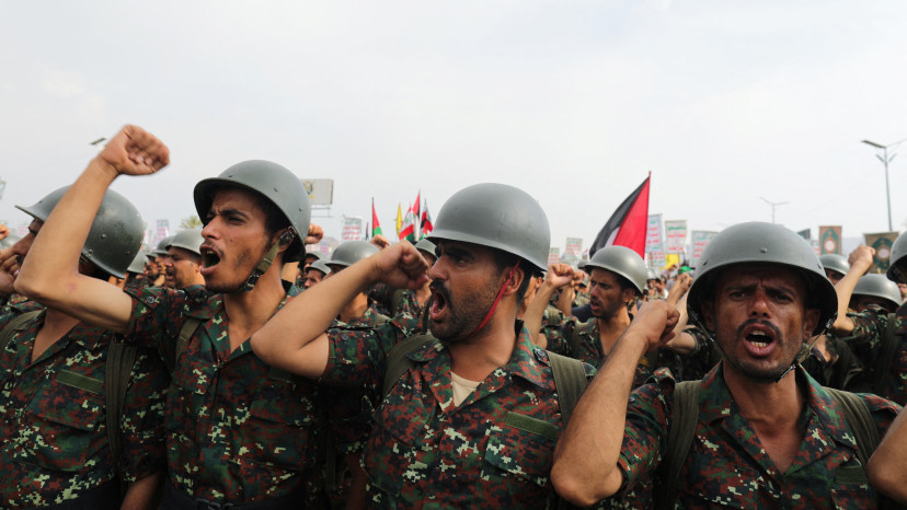 חות'ים (צילום: REUTERS/Khaled Abdullah)