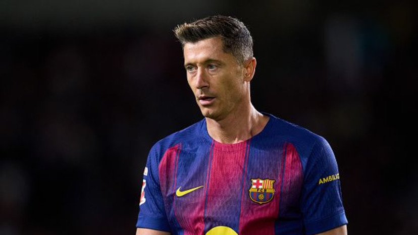 רוברט לבנדובסקי. ברצלונה (צילום: Alex Caparros / Contributor)