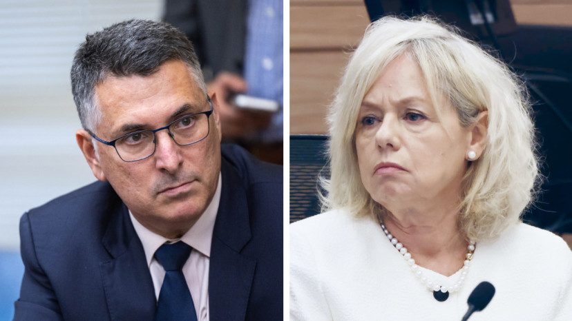 גדעון סער, גלי בהרב מיארה (צילום: מרק ישראל סלם,יונתן זינדל, פלאש 90)