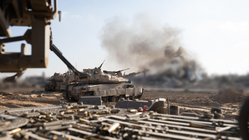 פעילות צה"ל ברצועת עזה לאחר כניסת הפסקת האש (צילום: דובר צהל)