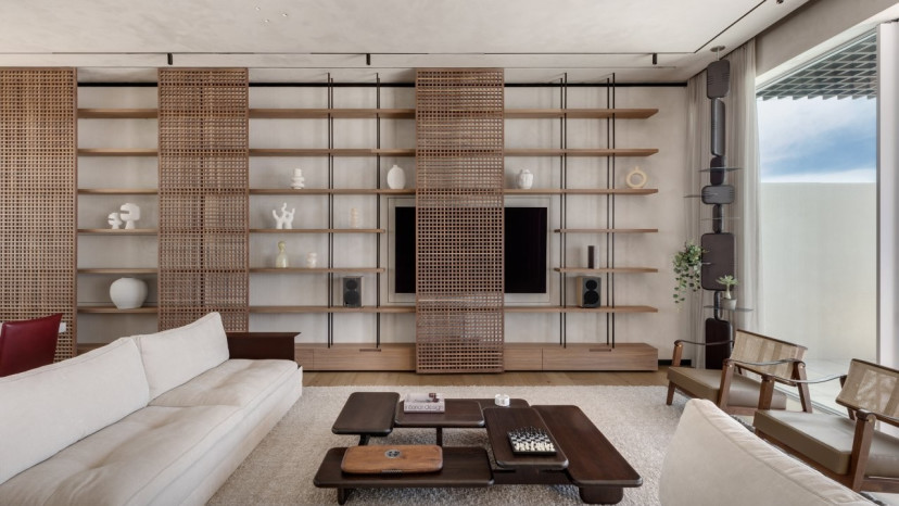 אדריכל מנו שלם, ריהוט אריק בן שמחון (צילום: עודד סמדר)