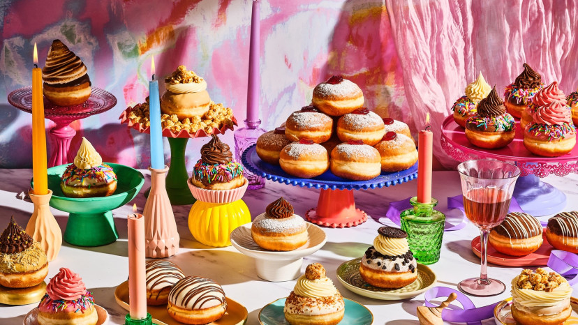 קולקציית הסופגניות של מאפה נאמן  (צילום: גיל אבירם)