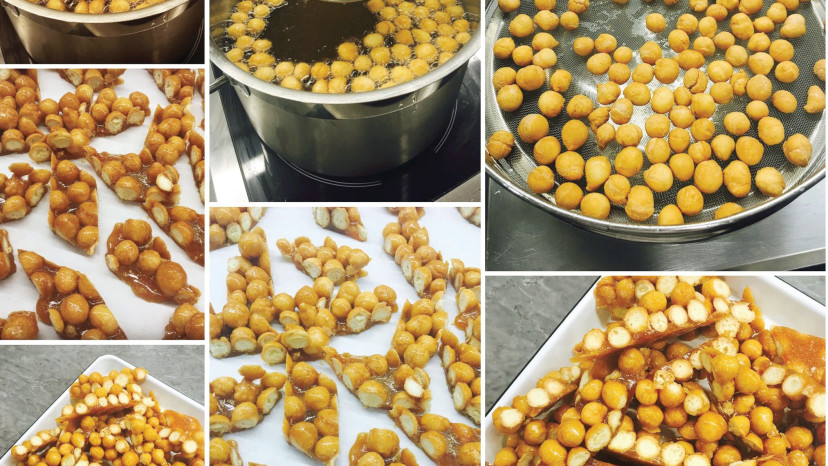  כדורי בצק בקרמל / חלווה דלעז'ין (צילום: פסקל פרץ-רובין)