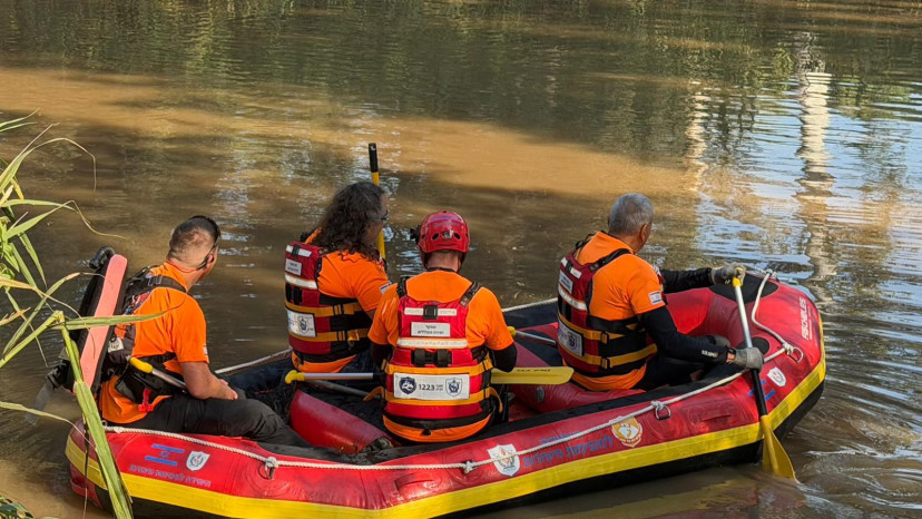 נעדרת אותרה בנחל הירקון (צילום: דוברות זק"א)