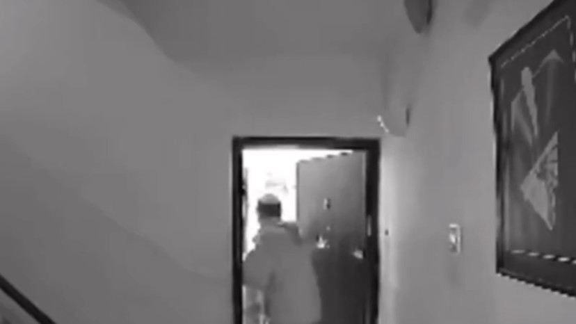 ניסיון החטיפה בבאר שבע (צילום: מצלמות אבטחה)