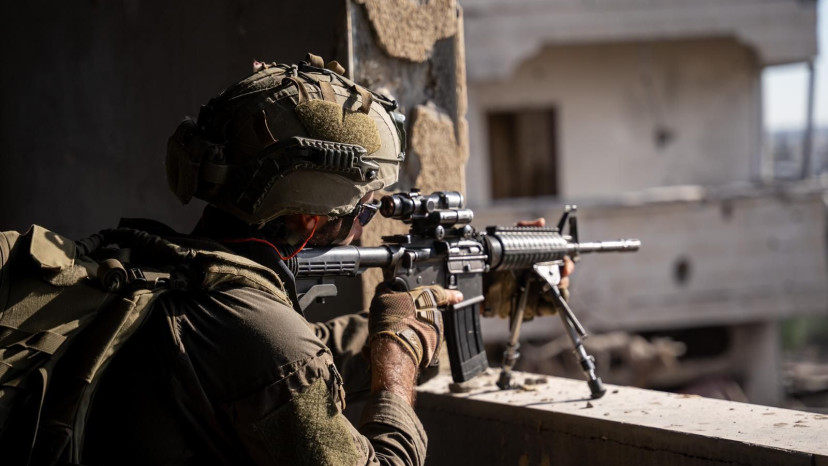 פעילות כוחות חטיבת כפיר ברצועת עזה (צילום: דובר צה"ל)