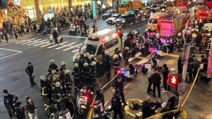 פיגוע בטיוואן (צילום: רשתות חברתיות, שימוש לפי סעיף 27 א')