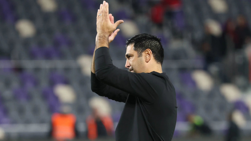 אליניב ברדה מאמן הפועל תל אביב (צילום: דני מרון)