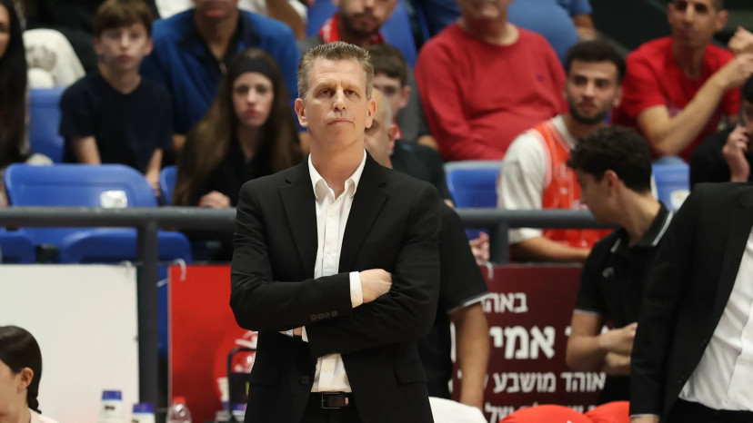 מאמן הפועל העמק שרון אברהמי (צילום: דני מרון)