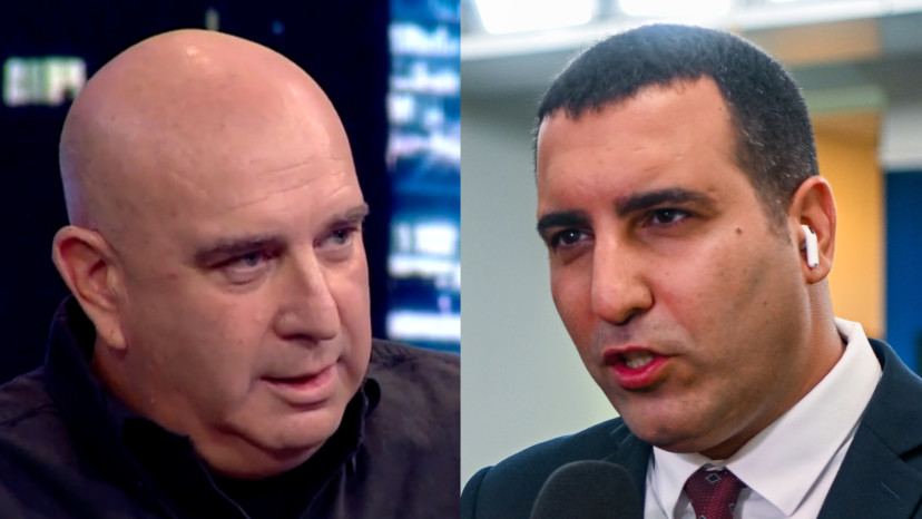 ירון אברהם, ניר דבורי (צילום: Arie Leib Abrams/Flash90 , באדיבות קשת 12)