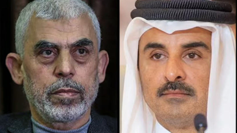 קטאר, יחיא סינוואר  (צילום: רויטרס,EPA)