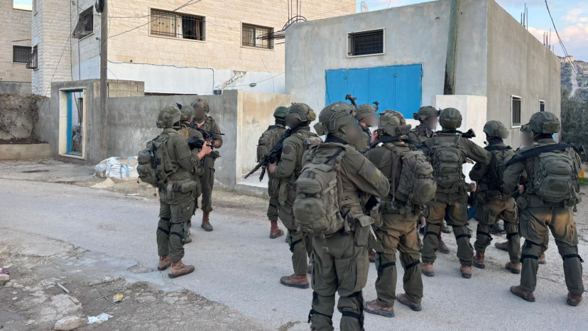  פעילות כוחות צה"ל בכפר קבאטיה (צילום: דובר צה"ל)