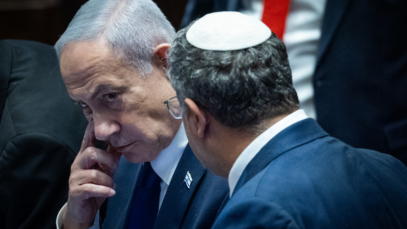 בנימין נתניהו, איתמר בן גביר (צילום: יונתן זינדל, פלאש 90)