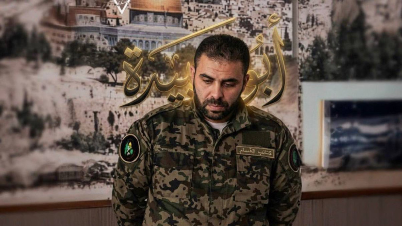 התמונה של אבו עוביידה שחמאס פרסם (צילום: רשתות ערביות)