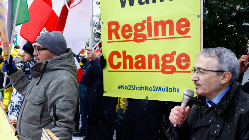 מחאה נגד המשטר באיראן (צילום: REUTERS/Axel Schmidt)