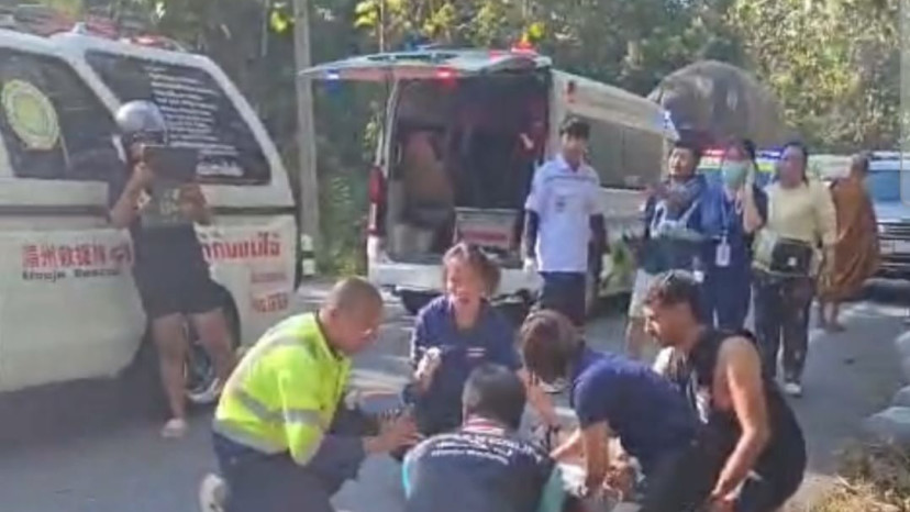 תאונה קשה בתאילנד (צילום: חדר המצב של פספורטכארד )