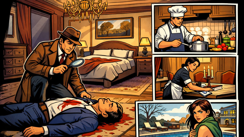 חידת רצח (צילום: AI)