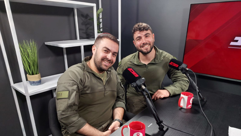 דביר קאליש וגבריאל אהרונוב (צילום: מעריב אונליין)