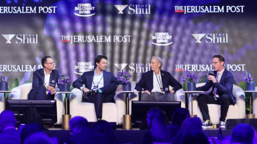 דובי פרנסס בפאנל הג'רוזלם פוסט (צילום: מרק ישראל סלם)