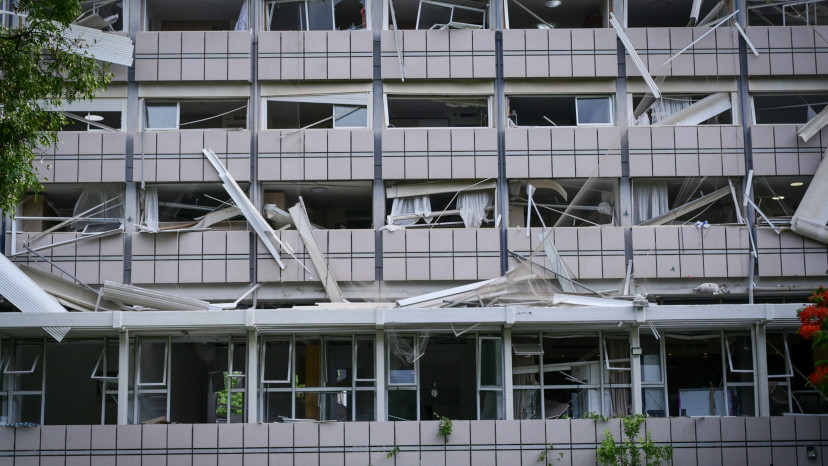 הרס במלחמה מול איראן (צילום: אבשלום ששוני, פלאש 90)