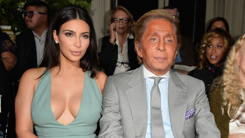 קים קרדשיאן וולנטינו גאראווני (צילום: Pascal Le Segretain/Getty Images)