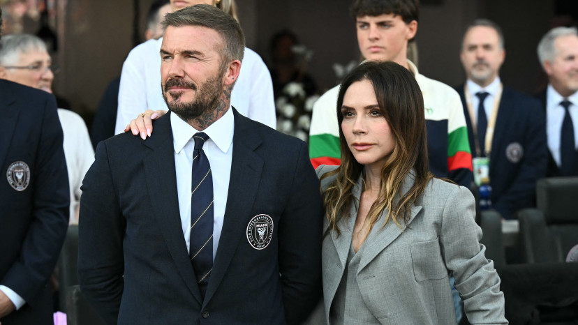 ויקטוריה ודיוויד בקהאם (צילום: Chandan Khanna / AFP via Getty Images)