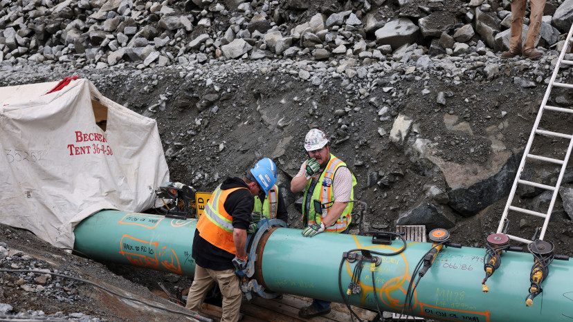 צינורות גז טבעי (צילום: רויטרס)