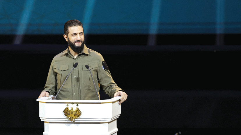 אחמד א־שרע (אל־ג'ולאני) (צילום: רויטרס)