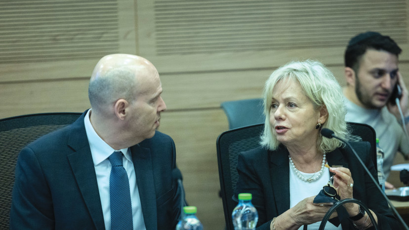 גלי בהרב מיארה ועמית איסמן (צילום: יונתן זינדל פלאש 90)