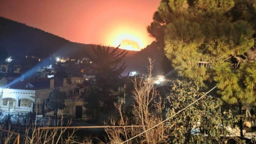 תקיפות ישראליות בלבנון (צילום: רשתות ערביות, שימוש לפי סעיף 27 א')