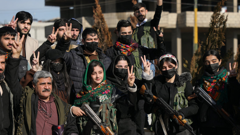 מיליציה כורדית בסוריה (צילום: רויטרס)