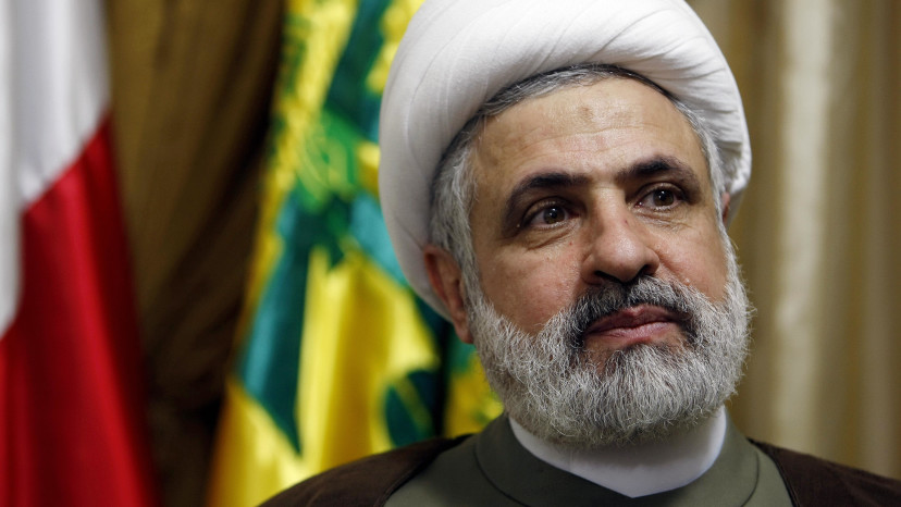 נעים קאסם (צילום:  RAMZI HAIDAR/AFP via Getty Images)